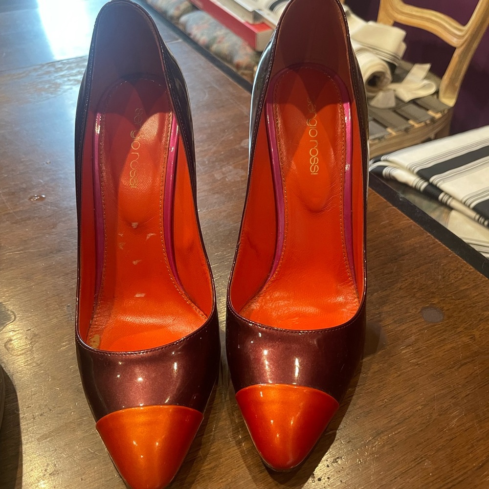 Elegant Color-block Women's Heels